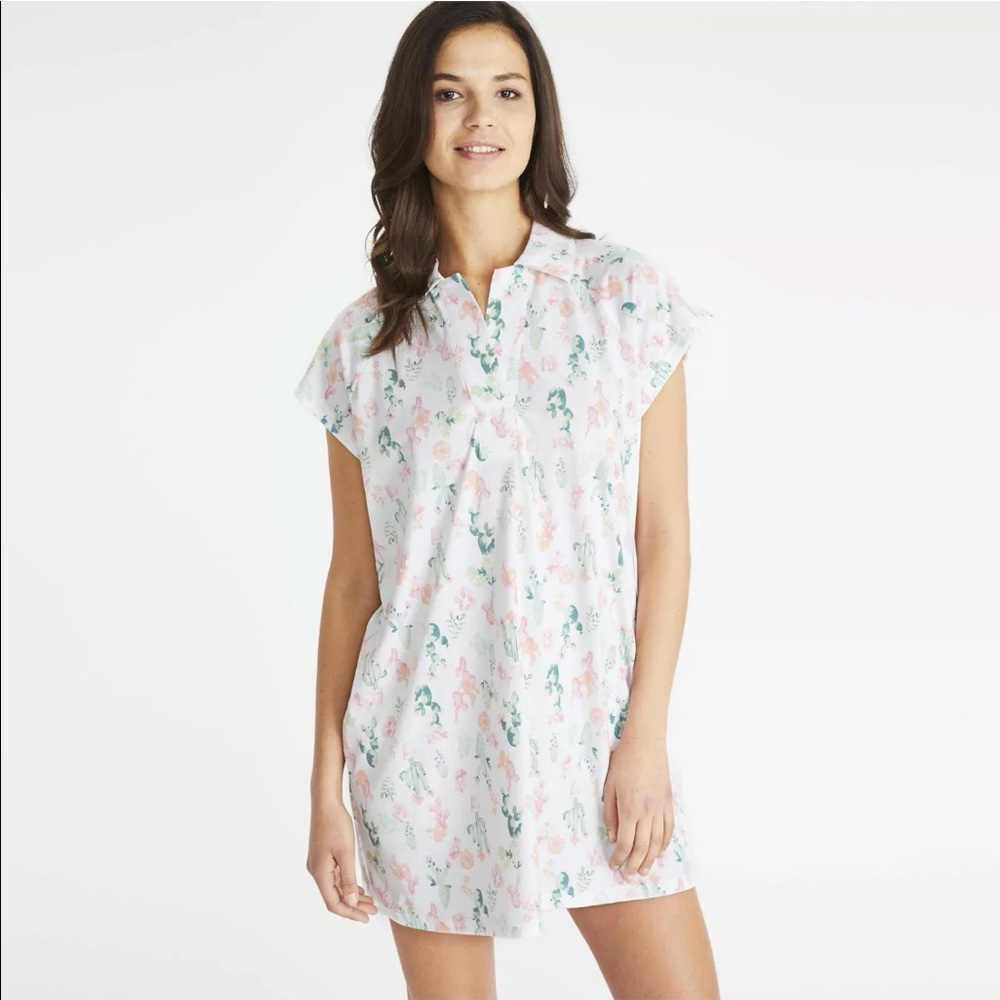 Laura Ashley cactus print nightshirt - size Large